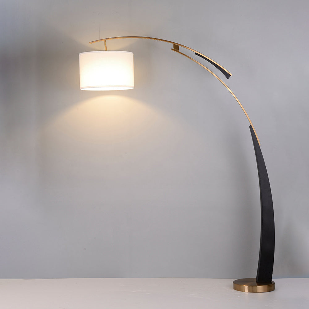 Torrenwren Fabric Floor Lamp-Moonnatur