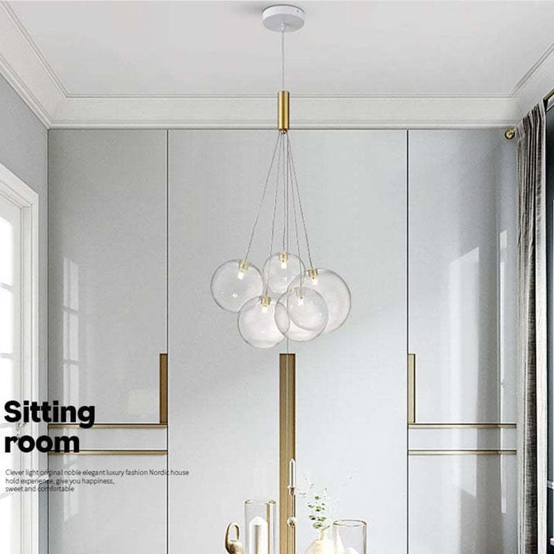 Savenden Glass Pendant Light-Moonnatur
