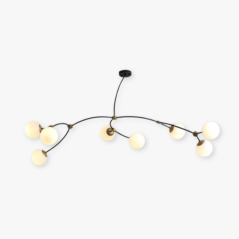 Marvenara Glass Chandelier-Moonnatur