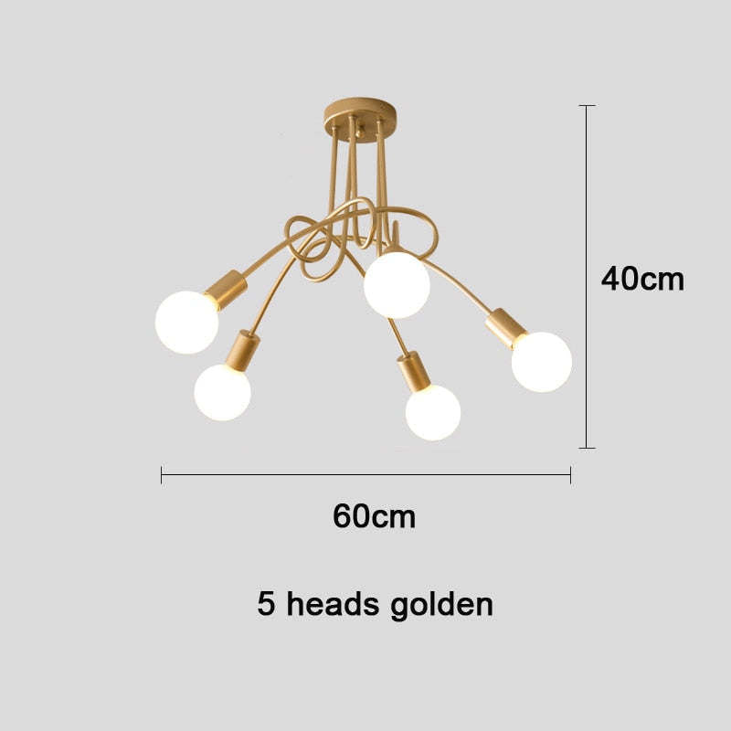 Avrenlyn Iron Ceiling Light-Moonnatur