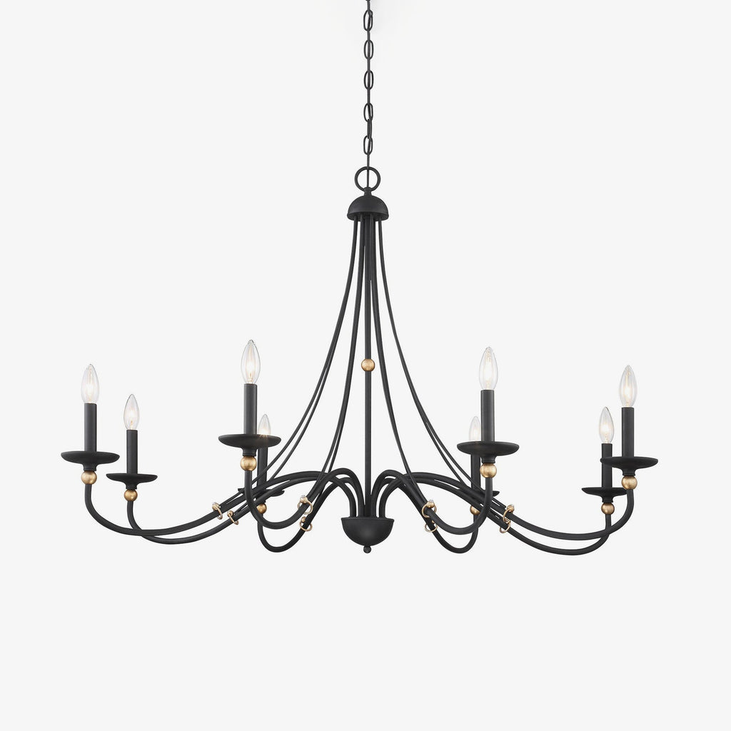 Veldenlyn Brass Chandelier-Moonnatur