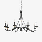 Veldenlyn Brass Chandelier-Moonnatur