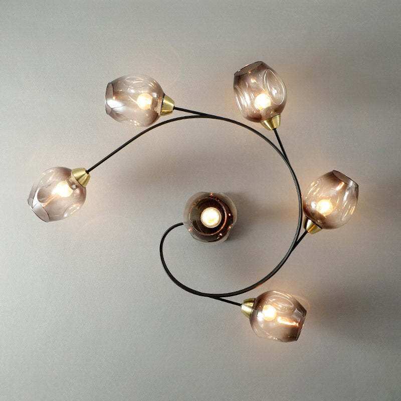 Sardenbrook Glass Ceiling Light-Moonnatur