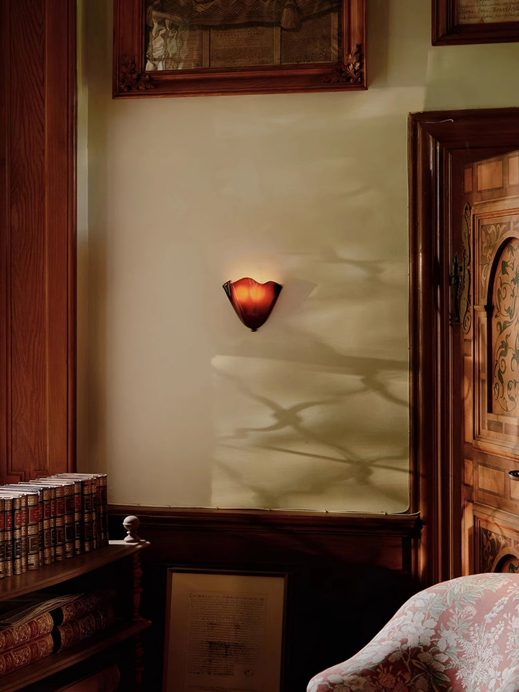 Aldeneth Glass Wall Light-Moonnatur