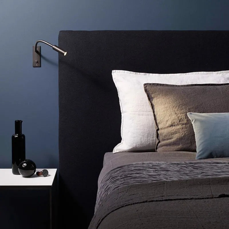 Vynex Minimalist Reading Adjustable Spotlight Wall Lamp - Neutralighting