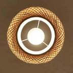 Dunselwick Wicker Pendant Light-Moonnatur