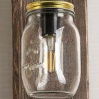 Weldenaria Pine Wood Wall Light-Moonnatur