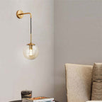 Brevenara Glass Wall Light-Moonnatur