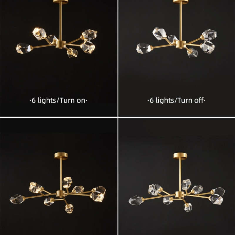 Auberwynne Crystal Chandelier-Moonnatur