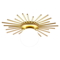 Melvara Brass Ceiling Lamp-Moonnatur