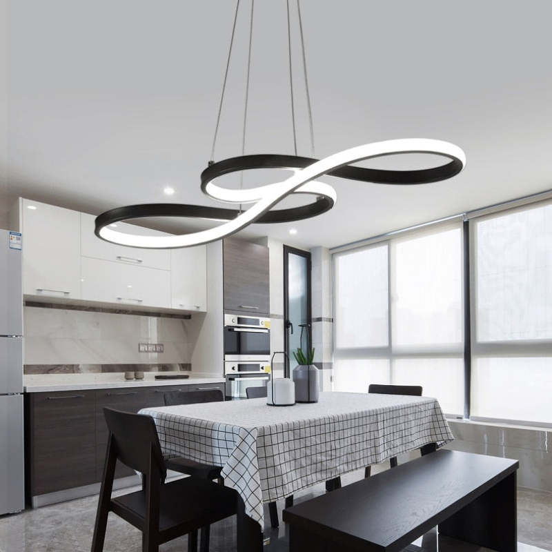Durell Musical Note Pendant Light, Black & Gold - Neutralighting
