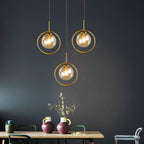 Latheneris Glass Pendant Light-Moonnatur