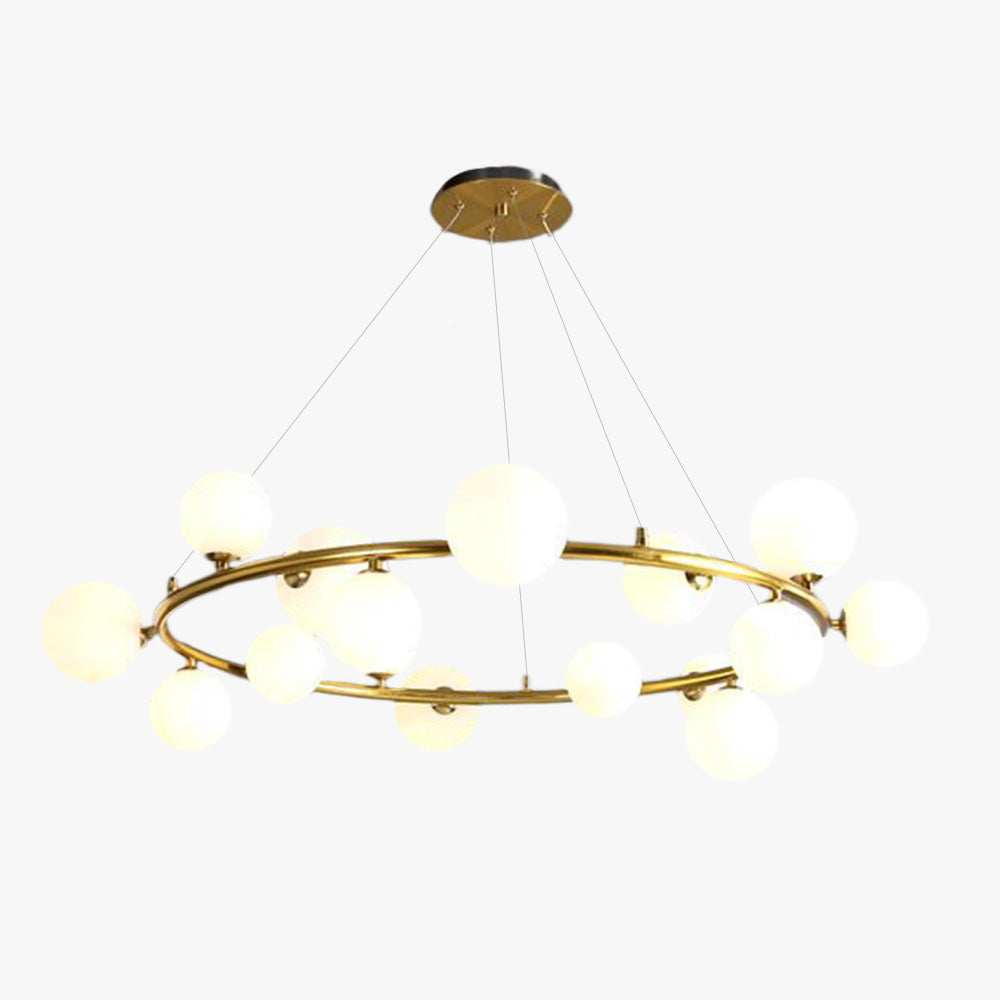 Nardenora Glass Chandelier-Moonnatur