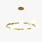 Nardenora Glass Chandelier-Moonnatur