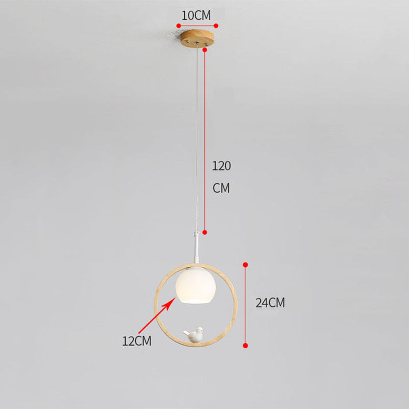 Fenrenden Wood Pendant Light-Moonnatur