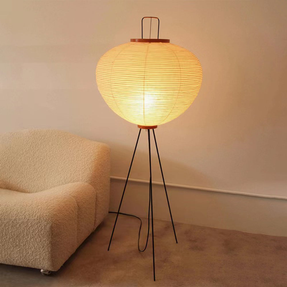 Weldeneth Rice Paper Floor Lamp-Moonnatur