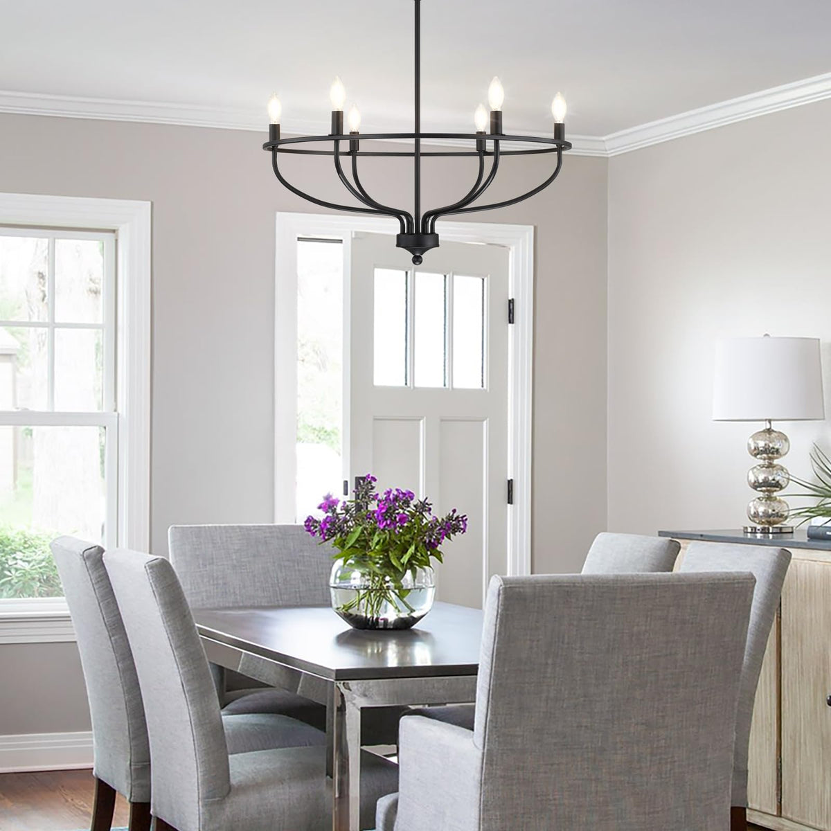 Brevenoria Metal Chandelier-Moonnatur