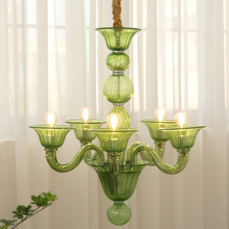 Marvenis Glass Chandelier-Moonnatur