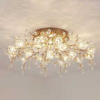 Weldenelia Glass Ceiling Light-Moonnatur