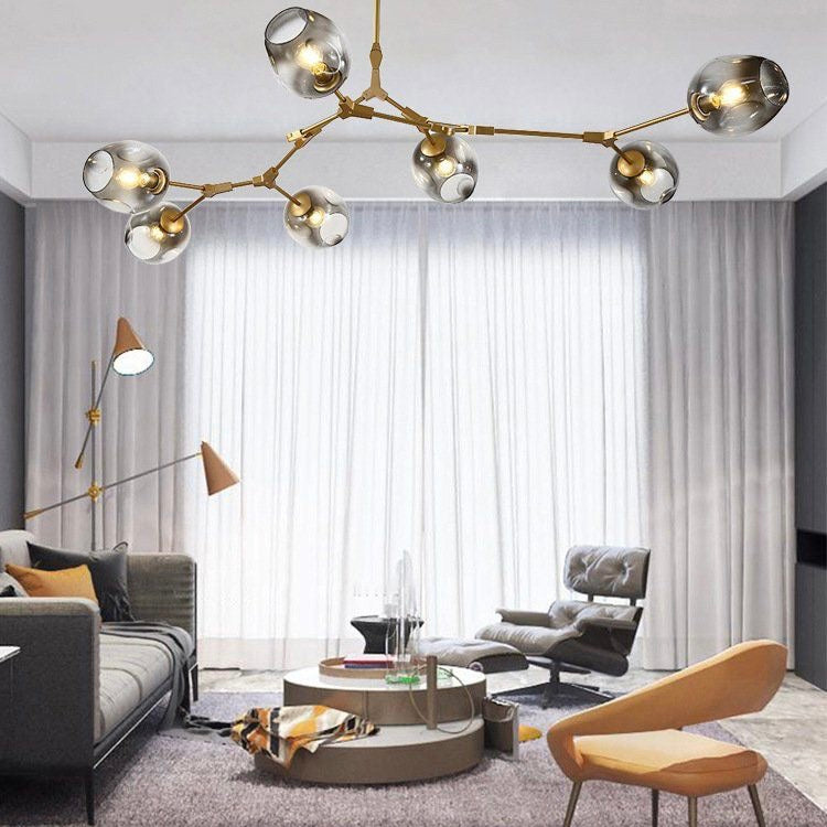 Kirae Nordic Modern Glass Pendant Light Clear Bubble - Neutralighting