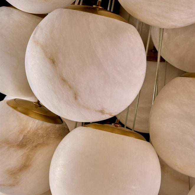 Fendellyn Alabaster Chandelier-Moonnatur
