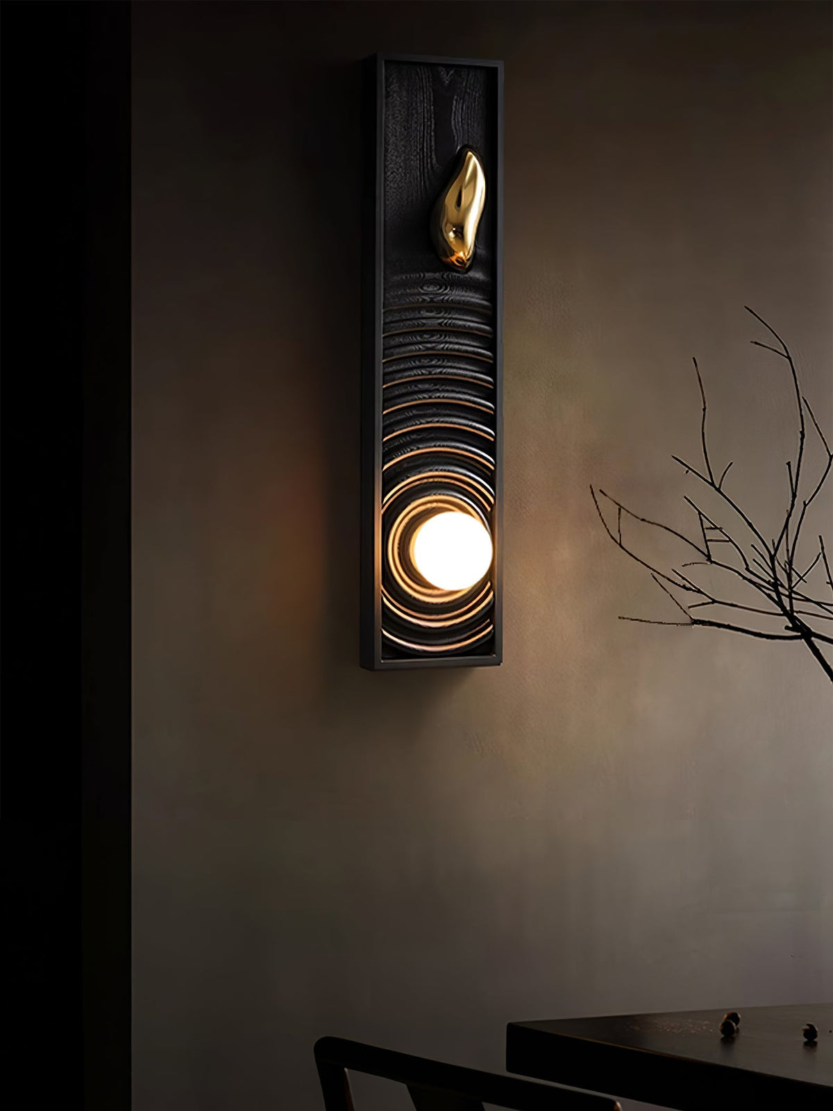 Orenelle Wood Wall Light-Moonnatur