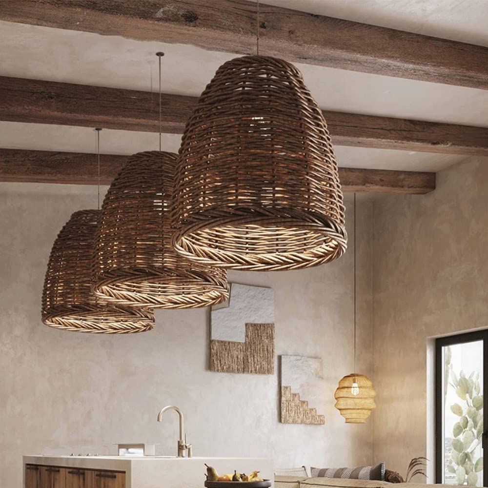 Edreneris Rattan Pendant Light-Moonnatur