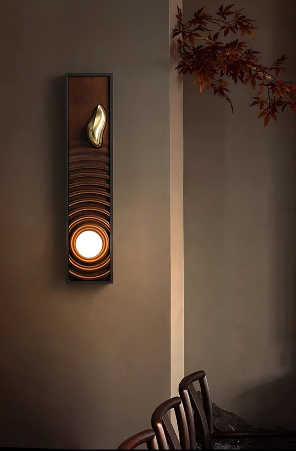 Orenelle Wood Wall Light-Moonnatur