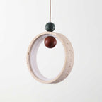 Ivrenhaven Travertine Pendant Light-Moonnatur