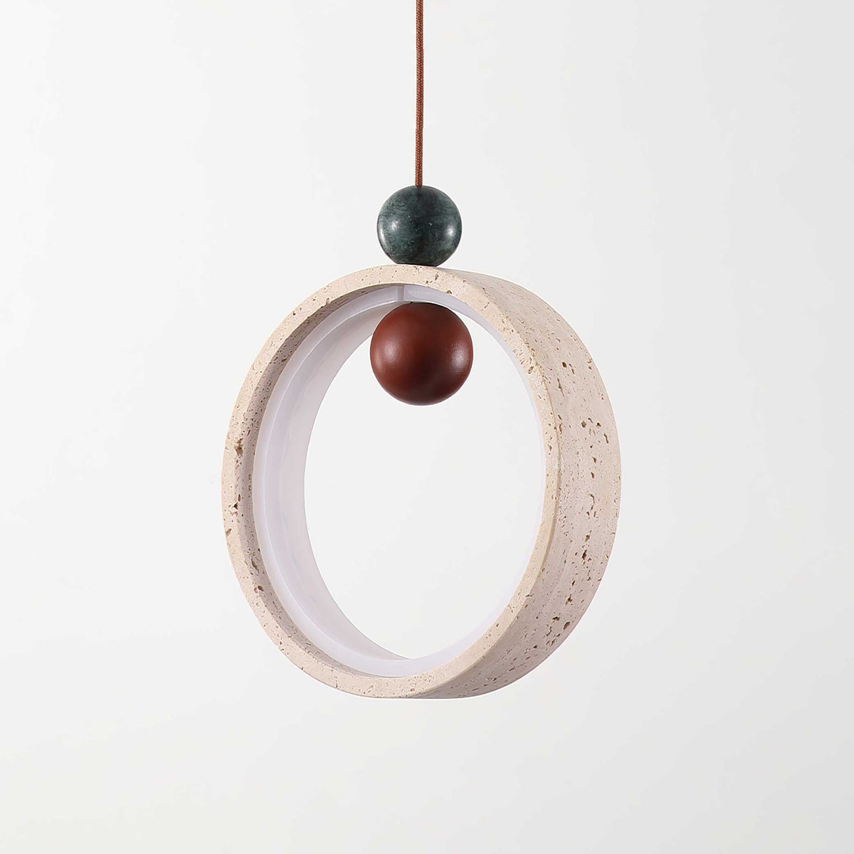 Ivrenhaven Travertine Pendant Light-Moonnatur