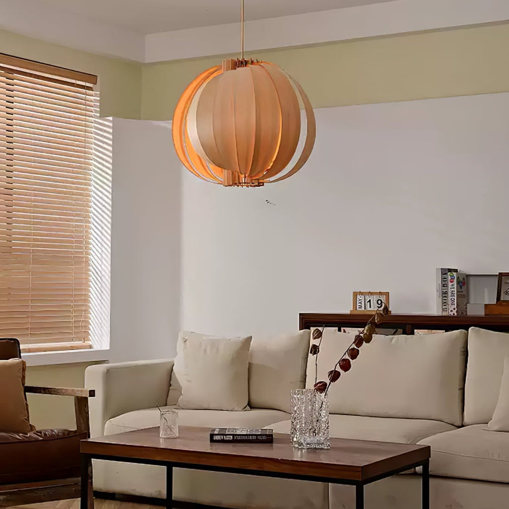 Merlenenna Wood Pendant Light-Moonnatur
