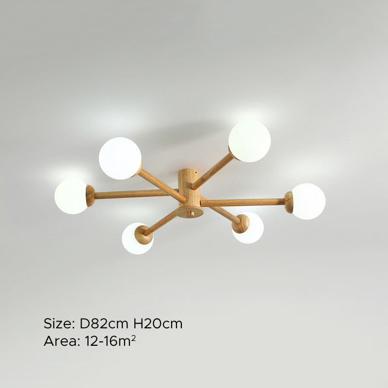 Baldenwynne Glass Ceiling Light-Moonnatur