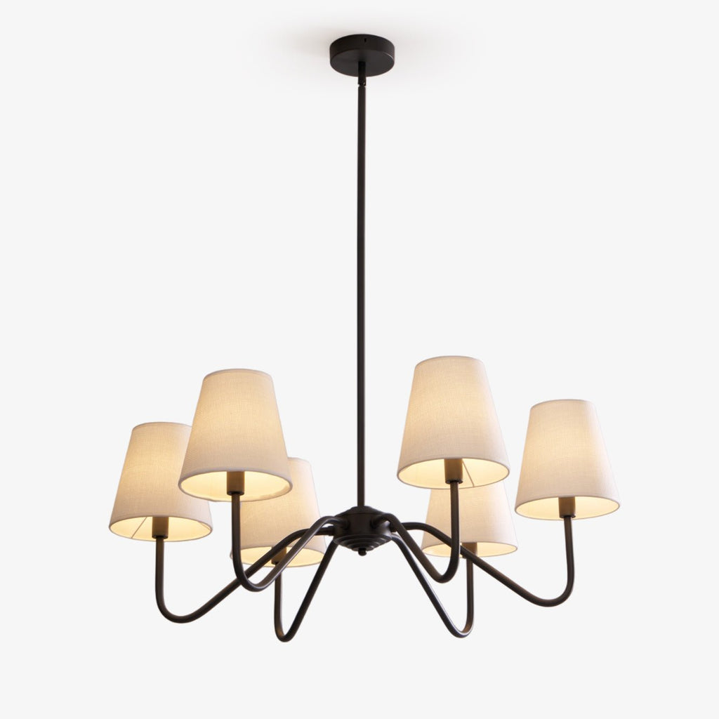Tirava Fabric Chandelier-Moonnatur