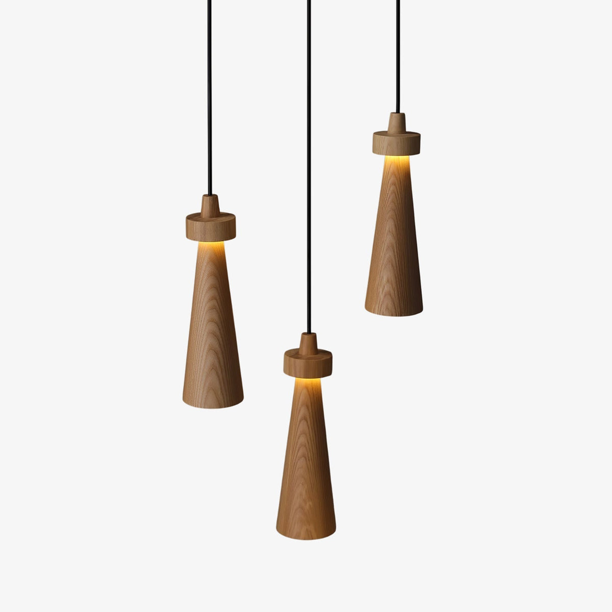 Xerenlyn Wood Pendant Light-Moonnatur