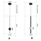 Farnelden Glass Pendant Light-Moonnatur