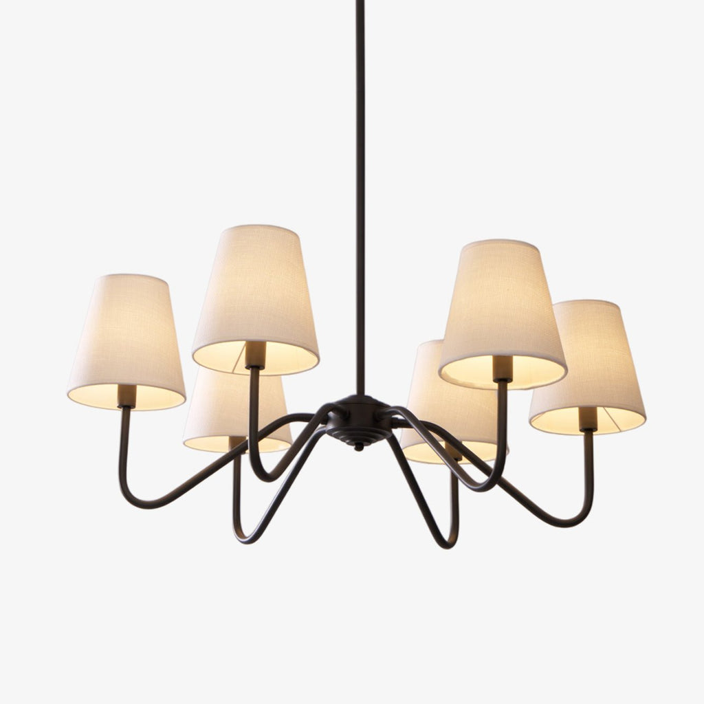 Tirava Fabric Chandelier-Moonnatur
