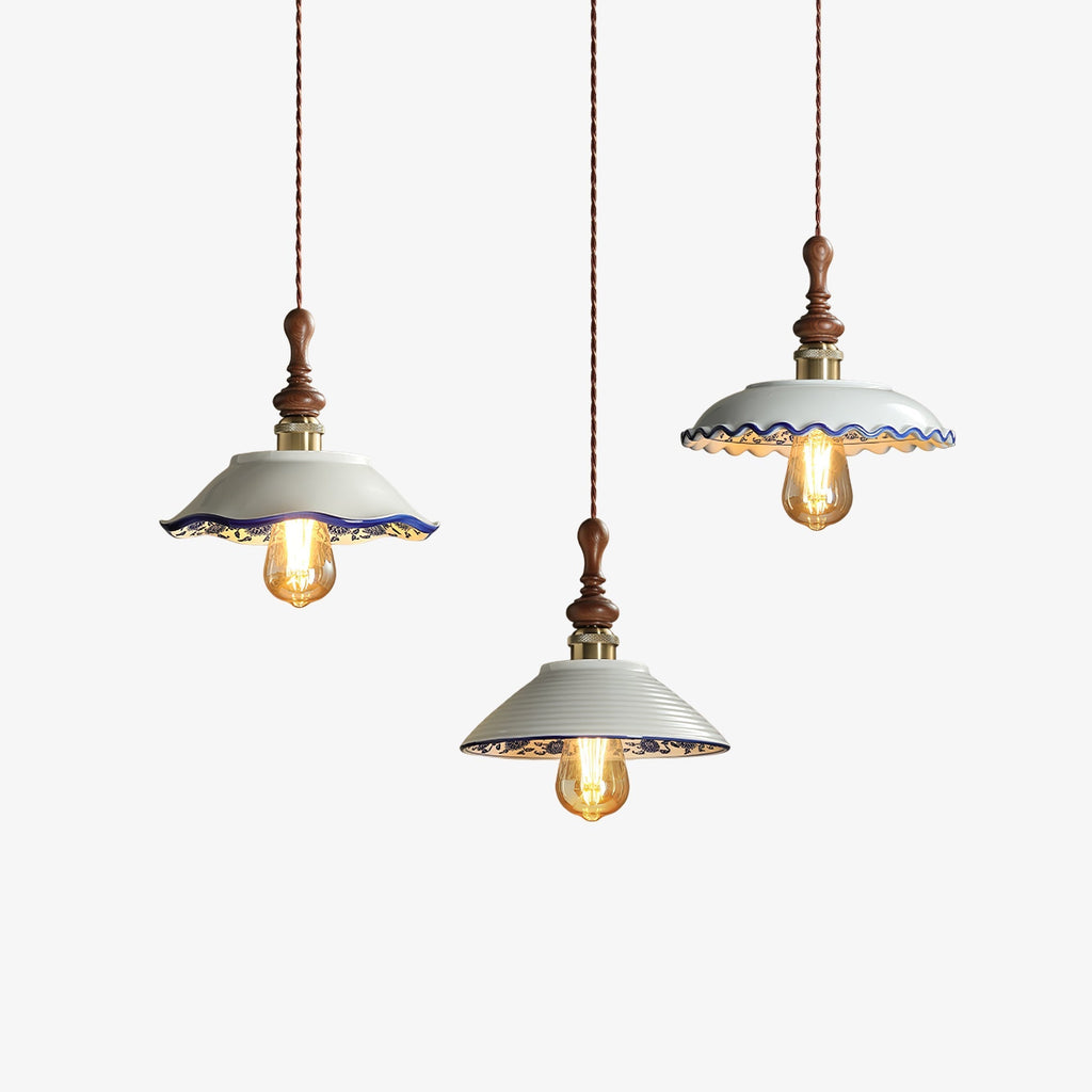 Cumberelia Ceramic Pendant Light-Moonnatur