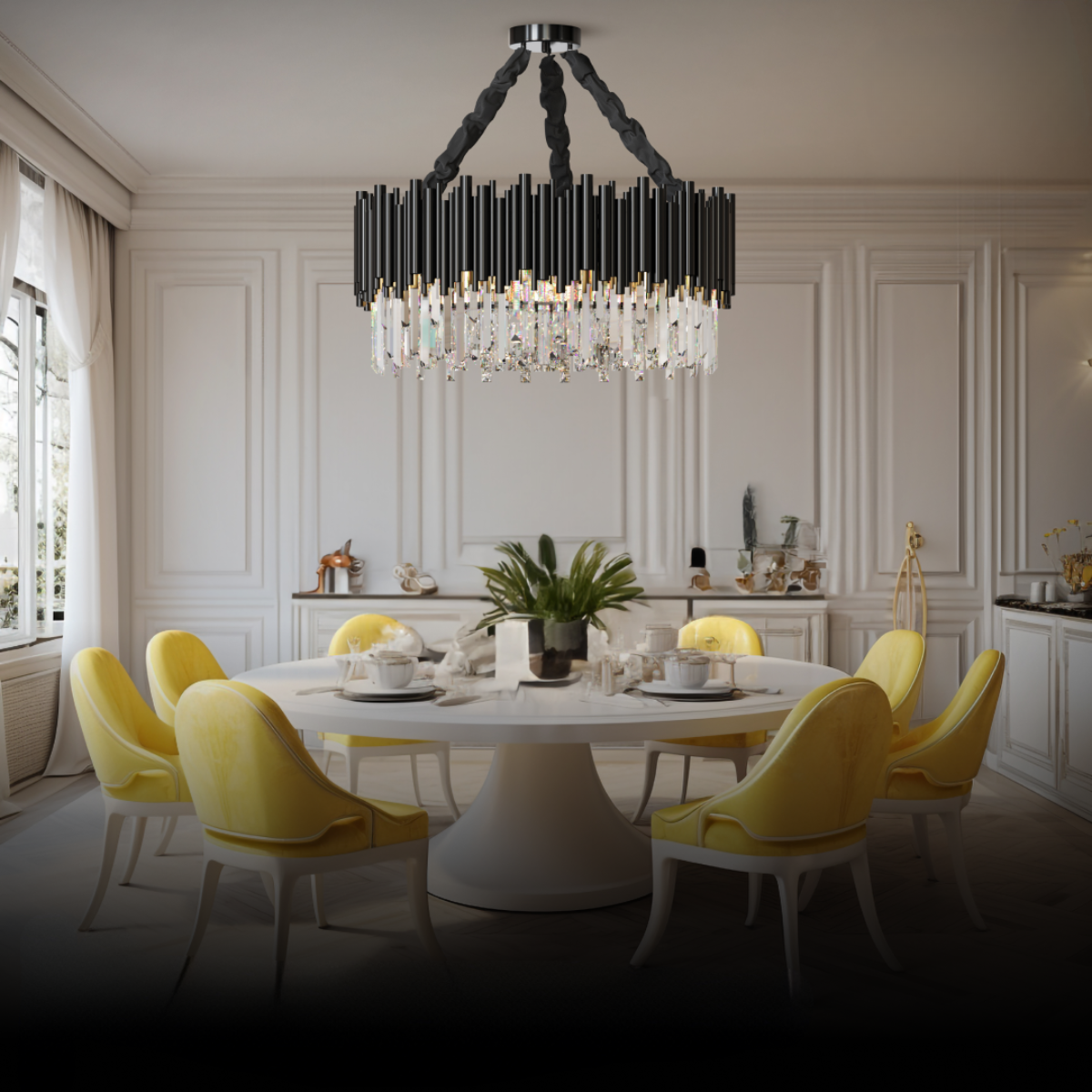 Fendelhaven Crystal Chandelier-Moonnatur