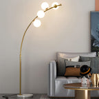 Quenelenora Glass Floor Lamp-Moonnatur