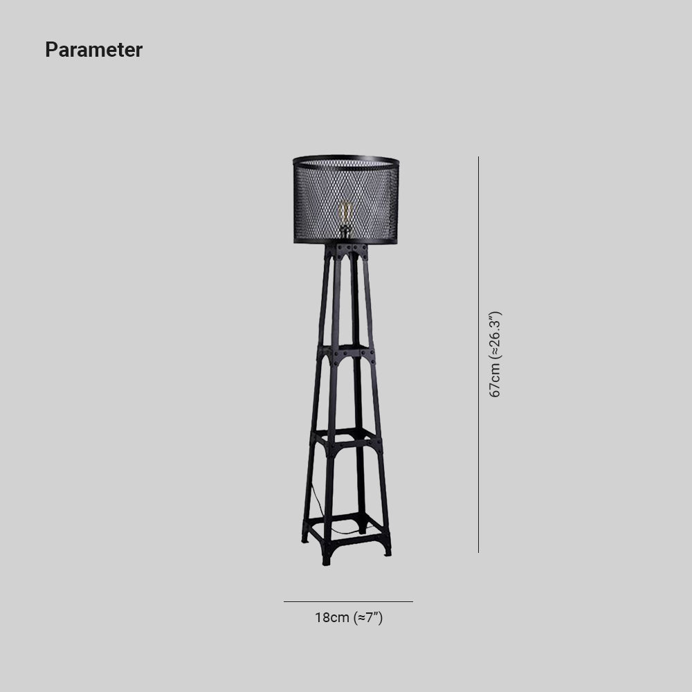 Elsenwick Metal Floor Lamp-Moonnatur
