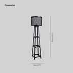 Elsenwick Metal Floor Lamp-Moonnatur