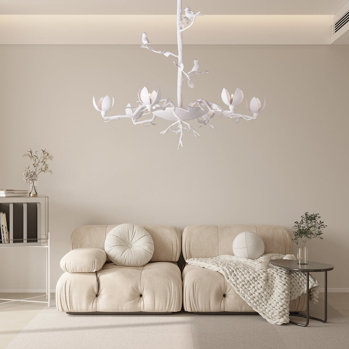 Barrowora Resin Chandelier-Moonnatur