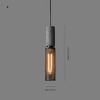 Rildengrove Cement Pendant Light-Moonnatur