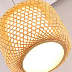 Dunselwick Wicker Pendant Light-Moonnatur