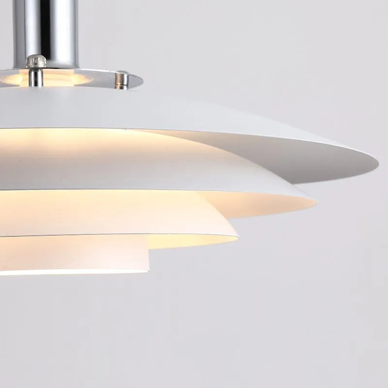 Nylo Contemporary Minimalist Frisbee Shaped Metal Pendant Light - Neutralighting