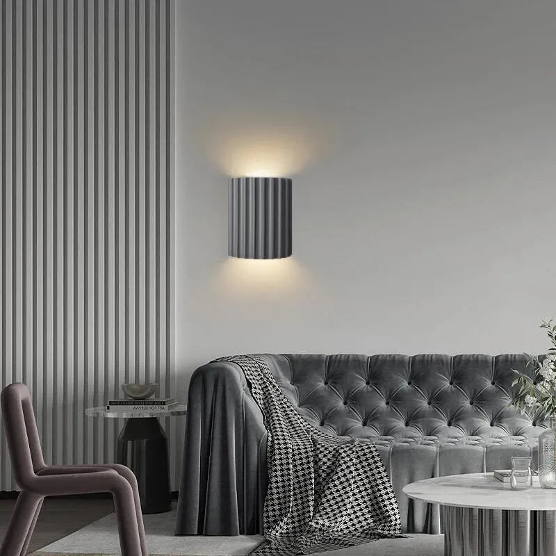 Cora Semi-cylindrical Resin Wall Lamp - Neutralighting