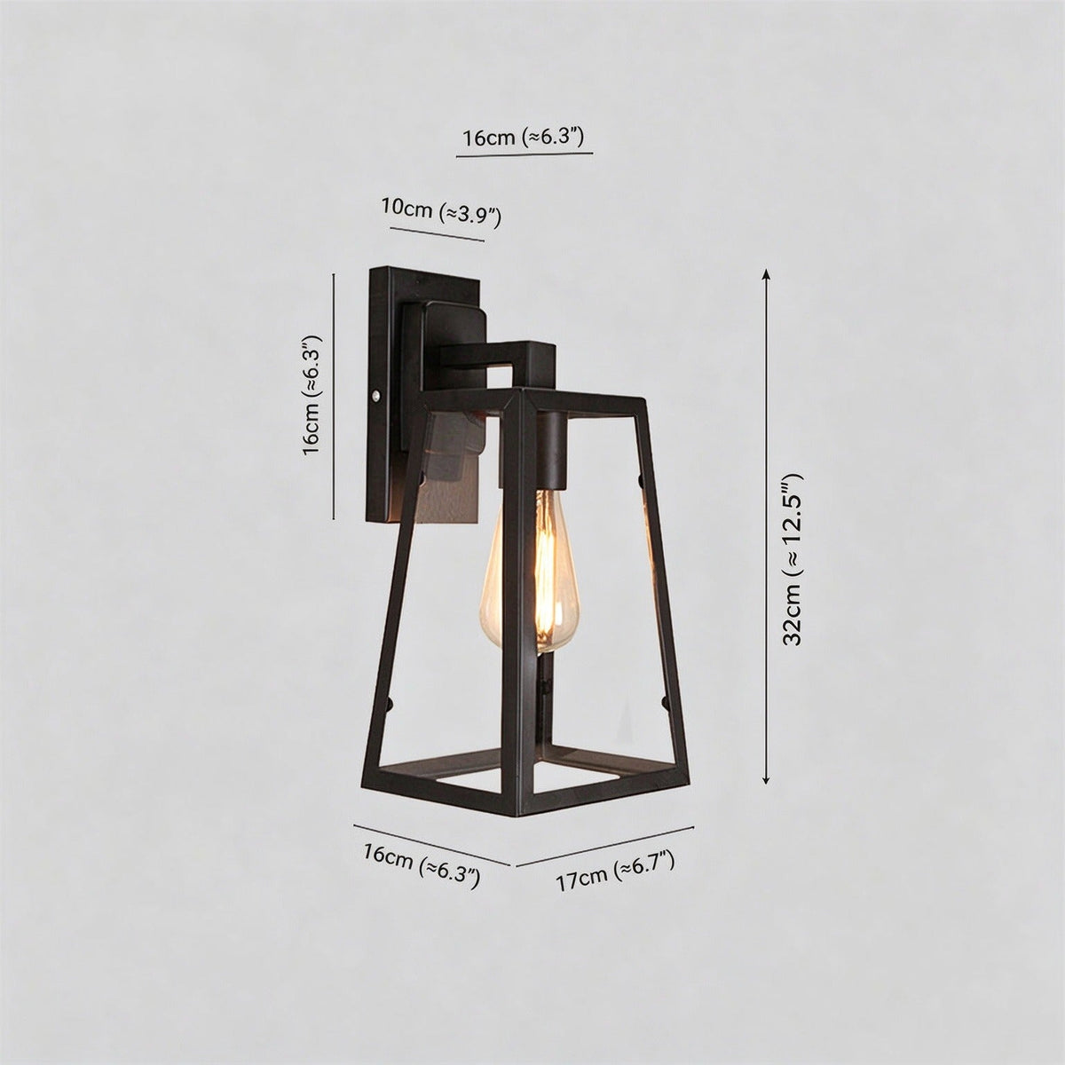 Ivrenis Glass Wall Light-Moonnatur
