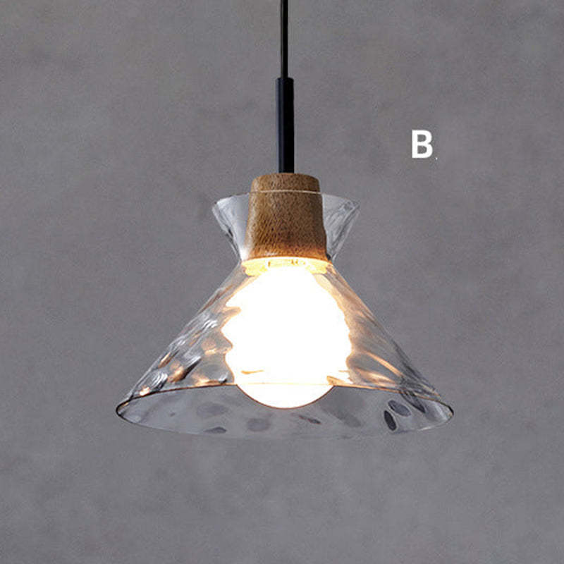 Langrenlyn Glass Pendant Light-Moonnatur