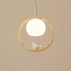 Fenrenden Wood Pendant Light-Moonnatur