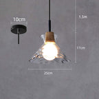 Langrenlyn Glass Pendant Light-Moonnatur